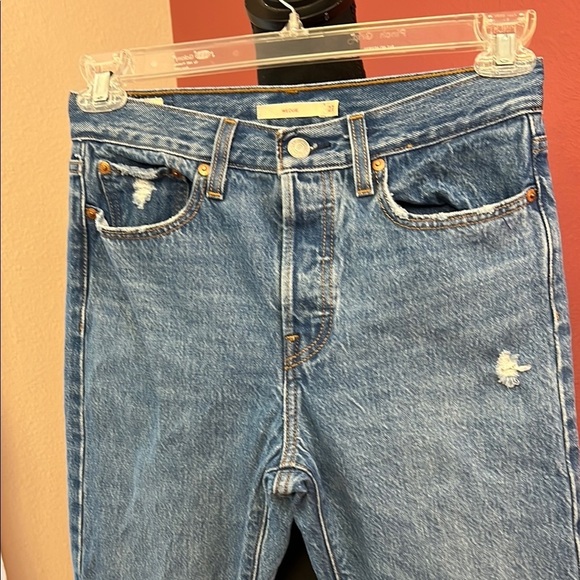 LEVI'S Wedgie Icon Fit High Waist Straight Leg Jeans Size 29 - Picture 6 of 12